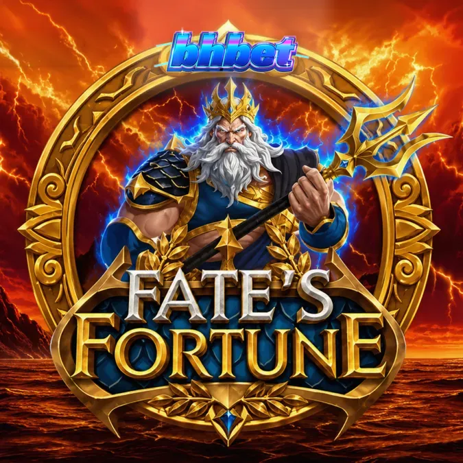 Interface do slot Fate’s Fortune com símbolos mitológicos e contador de bônus